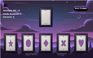 Figure 1: Psychic game page
